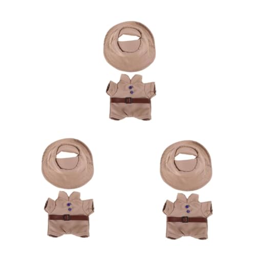 HANABASS 3 Sätze Austauschbare Hängepuppen Kleidung Jumpsuit mit Mütze Karikatur Zubehör Niedliche Puppen Outfits Ersatzkleidung HANABASS 3 Sätze Austauschbare Hängepuppen Kleidung Jumpsuit mit Mütze Karikatur Zubehör Niedliche Puppen Outfits Ersatzkleidung von HANABASS