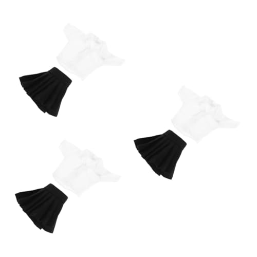 HANABASS 3 Sätze Puppen Kleidung Set Mini und Modisches Hemd Schuluniform Stil Versatile Casual Outfit für Plüschtiere Junge Mädchen Zubehör HANABASS 3 Sätze Puppen Kleidung Set Mini und Modisches Hemd Schuluniform Stil Versatile Casual Outfit für Plüschtiere Junge Mädchen Zubehör von HANABASS