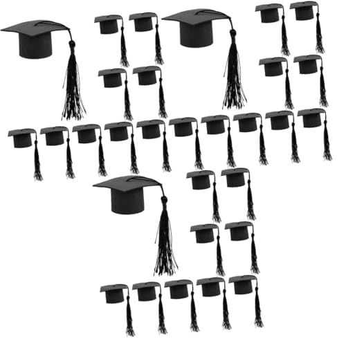 HANABASS 3 Sätze Teiliges Abschlusshütchen Tortenaufsätze Für Graduation Dekoration Für Feierliche Anlässe Kreative Tortendekoration Für Graduation Feiern 10 Stück * 3 HANABASS 3 Sätze Teiliges Abschlusshütchen Tortenaufsätze Für Graduation Dekoration Für Feierliche Anlässe Kreative Tortendekoration Für Graduation Feiern 10 Stück * 3 von HANABASS