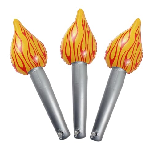 HANABASS 3 Stück Aufblasbarer Flammenballon Spielzeugbrenner Bühnenrequisiten Aufblasbare Fackelstütze Aufblasbares Requisitenspielzeug aufblasbare Taschenlampen Fackelpropie PVC Schokolade HANABASS 3 Stück Aufblasbarer Flammenballon Spielzeugbrenner Bühnenrequisiten Aufblasbare Fackelstütze Aufblasbares Requisitenspielzeug aufblasbare Taschenlampen Fackelpropie PVC Schokolade von HANABASS