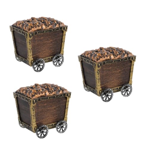 HANABASS 3 Stück Pirat Schatztruhe Bergbau Wagen Kreatives Rollenspiel Robustes Bergbauwagen Snack und für Geburtstag Party HANABASS 3 Stück Pirat Schatztruhe Bergbau Wagen Kreatives Rollenspiel Robustes Bergbauwagen Snack und für Geburtstag Party von HANABASS