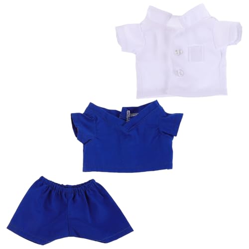 HANABASS 3 Stück Puppenarztuniform Puppe Verkleiden Sich Kostüm Plüschige Kleidung Bären -Outfit DIY Bärenkleidung Puppenzubehör Zubehör Für Puppenkostüme Einfaches Puppenkostüm Stoff HANABASS 3 Stück Puppenarztuniform Puppe Verkleiden Sich Kostüm Plüschige Kleidung Bären -Outfit DIY Bärenkleidung Puppenzubehör Zubehör Für Puppenkostüme Einfaches Puppenkostüm Stoff von HANABASS