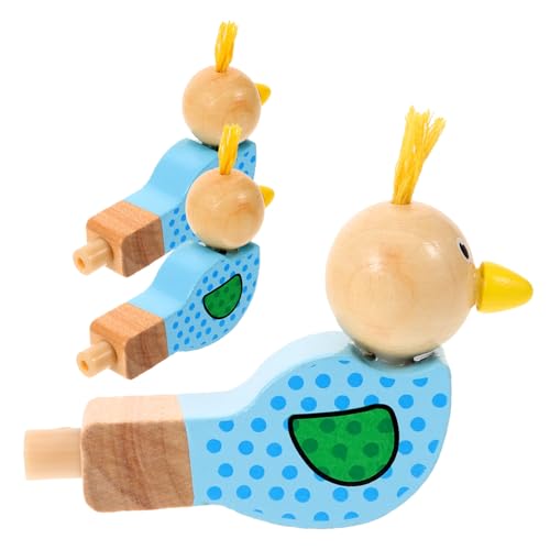 HANABASS 3 Stück Teiliges Bunte Holzpfeifen Vogel Design Lernspielzeug Musikspielzeug Frühe Musikerziehung Fördert Musikalisches Verständnis und Kognitive Entwicklung für Junge Mädchen und von HANABASS