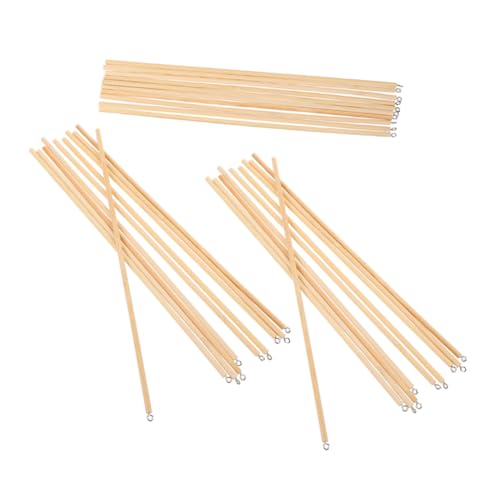 HANABASS 30 Stücke Theater Schattenpuppen Puppensteuerung Stick Holz Holz Puppenarm Griff Beige Puppenarm Zubehör von HANABASS