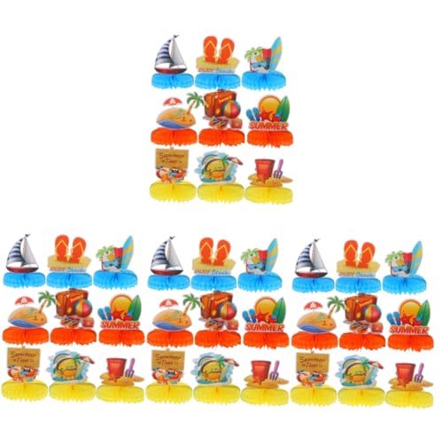 HANABASS 36 Stck. Teiliges Hawaii Party Dekorationsset Tropische Papier Honeycomb Ornamente Kreative Tischdekoration für Geburtstag Karneval Vielseitige Party Accessoires HANABASS 36 Stck. Teiliges Hawaii Party Dekorationsset Tropische Papier Honeycomb Ornamente Kreative Tischdekoration für Geburtstag Karneval Vielseitige Party Accessoires von HANABASS