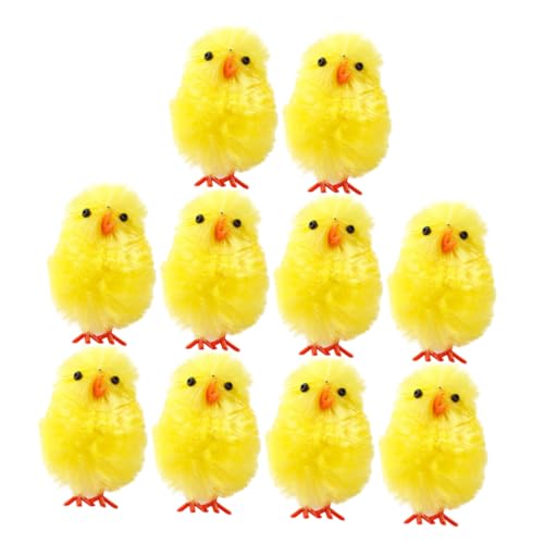 HANABASS 36 Stück Teiliges Deko Realistische Gelbe Mini Küken Handgefertigte Osterdekoration für Party und Fröhliche Frühlingsatmosphäre für Osterfeiern und Bastelbedarf HANABASS 36 Stück Teiliges Deko Realistische Gelbe Mini Küken Handgefertigte Osterdekoration für Party und Fröhliche Frühlingsatmosphäre für Osterfeiern und Bastelbedarf von HANABASS