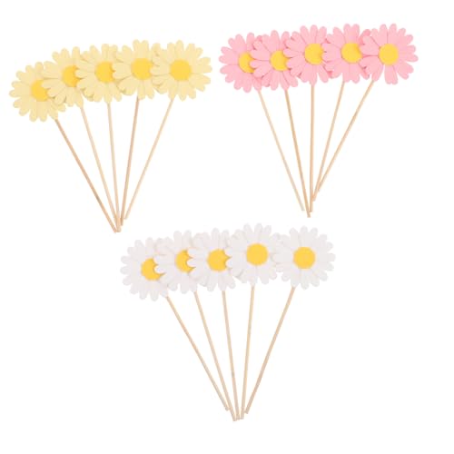 HANABASS 36-teilige Cupcake-dekorationen: 3d-tortenaufsätze Mit Gänseblümchen-blumen, Doppellagig, Für Geburtstage, Babypartys, Partys, Blumen-picker, Frühlingsparty-zubehör HANABASS 36-teilige Cupcake-dekorationen: 3d-tortenaufsätze Mit Gänseblümchen-blumen, Doppellagig, Für Geburtstage, Babypartys, Partys, Blumen-picker, Frühlingsparty-zubehör von HANABASS