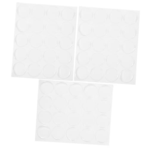 HANABASS 3Blatt Edelstein Runde Resin Aufkleber Transparente DIY Patch Sticker für Schmuck Uhr und Bastelbedarf von HANABASS