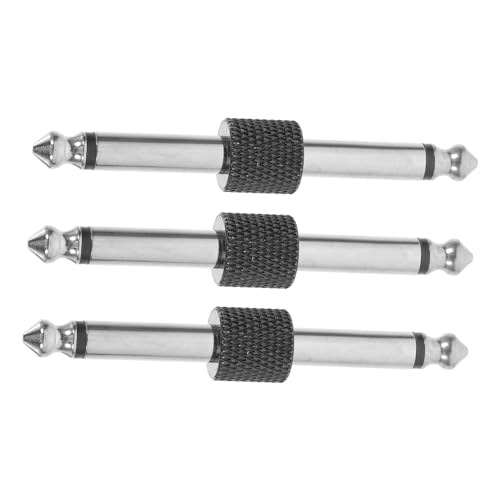 HANABASS 3Stücke Gitarrenpedal Kupplung Gerade Pedalanschlüsse für Effektpedale Robuste und Langlebige Verbindung für Gitarrenpedalboards für Musiker Unterwegs von HANABASS