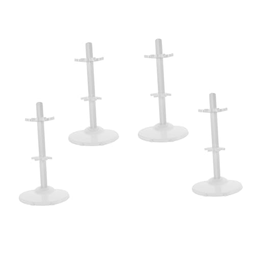 HANABASS 4 Sätze Puppenständer aus Robustem Material mit Breiter Basis Stabiler Halterung für Puppen Figuren und Modelle zum Sicheren Präsentieren Kinderzimmer HANABASS 4 Sätze Puppenständer aus Robustem Material mit Breiter Basis Stabiler Halterung für Puppen Figuren und Modelle zum Sicheren Präsentieren Kinderzimmer von HANABASS