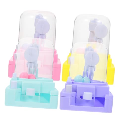 HANABASS 4 Stück Catching Candy Machine Maschine Maschinenspielzeug Mini-Greifmaschine Kinderkrallenmaschine Spielzeugautomat Mini -Klauenmaschine Partyklauen- Abs von HANABASS