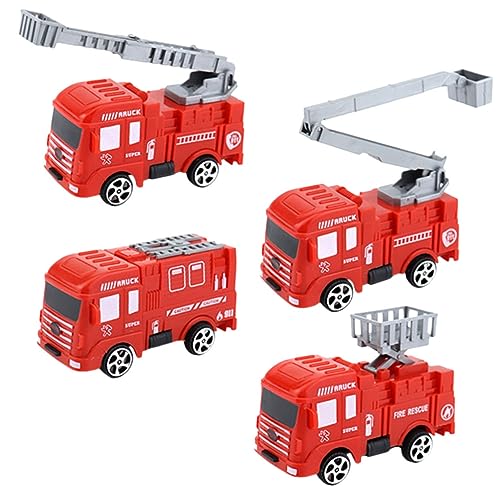 HANABASS 4 Stück Feuerwehrauto Spielzeugautos Feuerwehrauto Geburtstagsdekoration Autos Feuerwehrauto Dekoration für die Feuerwehrparty Kuchen -Dekore Plastik rot HANABASS 4 Stück Feuerwehrauto Spielzeugautos Feuerwehrauto Geburtstagsdekoration Autos Feuerwehrauto Dekoration für die Feuerwehrparty Kuchen -Dekore Plastik rot von HANABASS