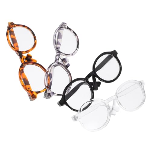 HANABASS 4 Stück Gläser Minipuppenbrille Brillen Für Puppen Süße Puppenbrille Zubehör Für Puppenkostüme Puppenbrille Requisite Puppenzubehör Cosplay-Party-Accessoires Puppenbrillen Plastik HANABASS 4 Stück Gläser Minipuppenbrille Brillen Für Puppen Süße Puppenbrille Zubehör Für Puppenkostüme Puppenbrille Requisite Puppenzubehör Cosplay-Party-Accessoires Puppenbrillen Plastik von HANABASS