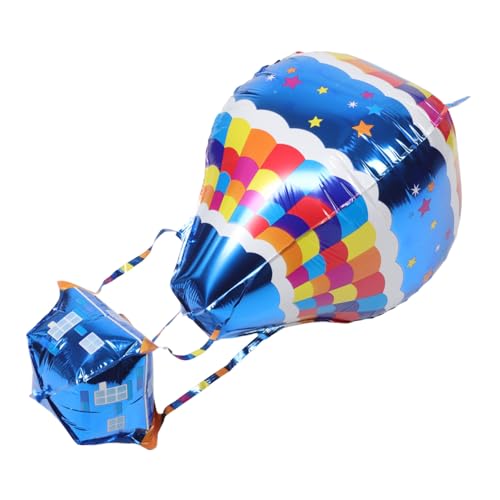 HANABASS 4 Stück Heißluftballon Dekoration Mini Heißluftballon Heißluftballon Luftballon Mittelstücke Geburtstagsfolienballons Heißluftballon Aluminiumballon Aluminiumfolie von HANABASS