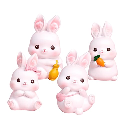 HANABASS 4 Stück Kaninchen-verzierung Hasenohren Kuchendeckel Zahlen Häschen-kuchendekorationen Miniatur Party Ornamente Hasen-kuchen-topper Autodekoration Dekoration Zum Kuchenbacken Harz HANABASS 4 Stück Kaninchen-verzierung Hasenohren Kuchendeckel Zahlen Häschen-kuchendekorationen Miniatur Party Ornamente Hasen-kuchen-topper Autodekoration Dekoration Zum Kuchenbacken Harz von HANABASS