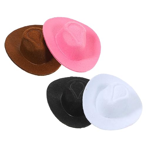 HANABASS 4 Stück Mini-Cowboyhut Mini-Hüte kleine Hüte zum Basteln Puppenhüte selber Machen Hut für Puppen Puppenhauslieferungen Minihüte zum Basteln Partydekorationen Vlies Zufällige Farbe HANABASS 4 Stück Mini-Cowboyhut Mini-Hüte kleine Hüte zum Basteln Puppenhüte selber Machen Hut für Puppen Puppenhauslieferungen Minihüte zum Basteln Partydekorationen Vlies Zufällige Farbe von HANABASS