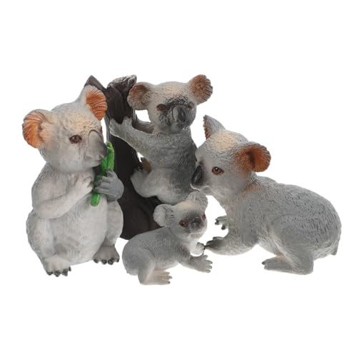 HANABASS 4 Stücke Simulation Tier Modell Bär Garten Dekorationen Figur Miniatur Figuren Figurine Miniatur Ornamente Kuchen Dekorationen Grau PVC HANABASS 4 Stücke Simulation Tier Modell Bär Garten Dekorationen Figur Miniatur Figuren Figurine Miniatur Ornamente Kuchen Dekorationen Grau PVC von HANABASS