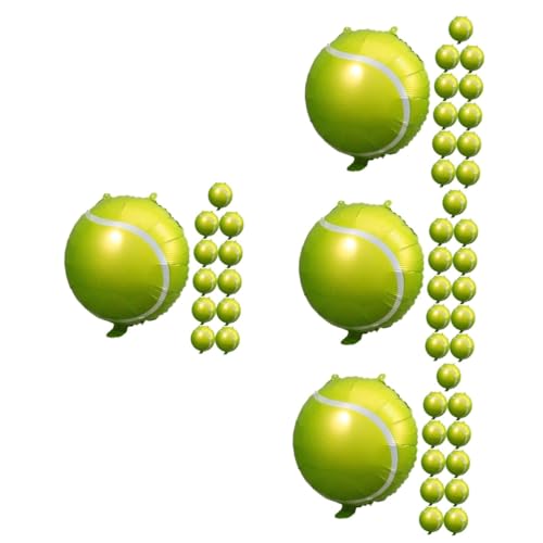 HANABASS 48 Stck. Teiliges Aufblasbare Tennisball Luftballons Leichte Farbtöne Sportliche Partydekoration Vielseitige Tennisballon Deko als Partygeschenke für Geburtstagsfeiern HANABASS 48 Stck. Teiliges Aufblasbare Tennisball Luftballons Leichte Farbtöne Sportliche Partydekoration Vielseitige Tennisballon Deko als Partygeschenke für Geburtstagsfeiern von HANABASS