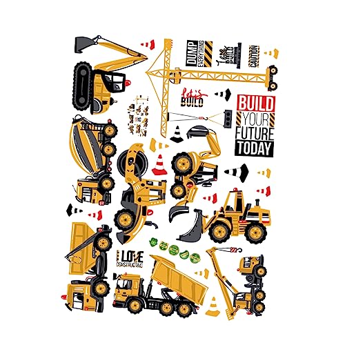 HANABASS 5 Stück Abnehmbarer Wandsticker für Kinderzimmer Cartoon Ingenieurfahrzeuge Wandtattoo für Spielzimmer und Kindergarten Kreative und Sichere Wanddekoration HANABASS 5 Stück Abnehmbarer Wandsticker für Kinderzimmer Cartoon Ingenieurfahrzeuge Wandtattoo für Spielzimmer und Kindergarten Kreative und Sichere Wanddekoration von HANABASS