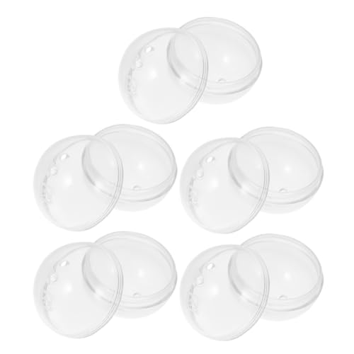 HANABASS 5 Stück Balldekor Rund Kaugummi Kindergeschenk Füller Automatenbälle Automatenkapseln Preisautomatenkapseln Nachfüllpackung Für Kapselbälle Leere Bälle Kunststoff HANABASS 5 Stück Balldekor Rund Kaugummi Kindergeschenk Füller Automatenbälle Automatenkapseln Preisautomatenkapseln Nachfüllpackung Für Kapselbälle Leere Bälle Kunststoff von HANABASS