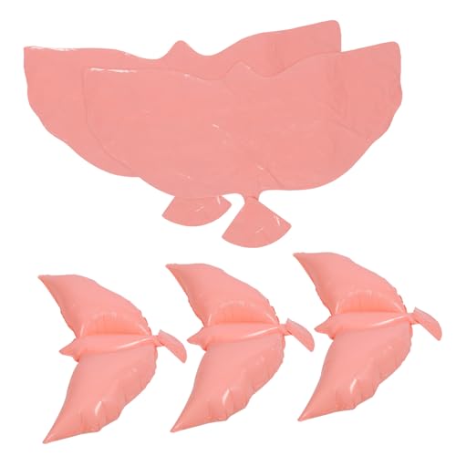 HANABASS 5 Stück Taubenballons Taubenfolienballons Taubenvogelballons Hochzeitsdekorationszubehör Für Gäste Pastellfarbene Happy Birthday Ballons Folienballons Zur Enthüllung Der von HANABASS
