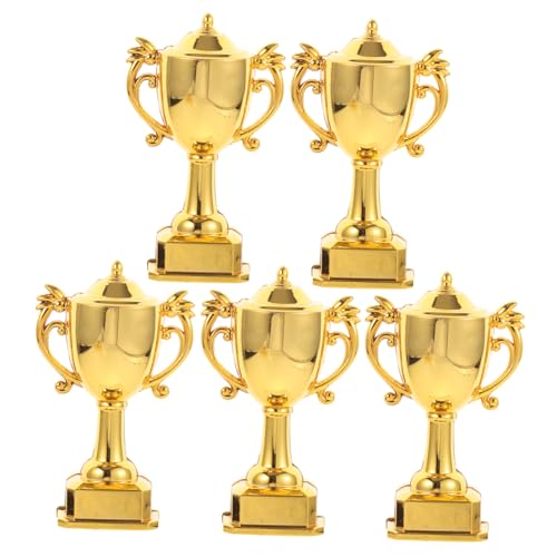 HANABASS 5 Stück Teiliges Miniatur Trophäen Detailreiche Mini Trophäen Dekoration für Kuchen Party und Wettbewerbszubehör Vielseitig Einsetzbar als Kuchenaufsatz und DIY Deko HANABASS 5 Stück Teiliges Miniatur Trophäen Detailreiche Mini Trophäen Dekoration für Kuchen Party und Wettbewerbszubehör Vielseitig Einsetzbar als Kuchenaufsatz und DIY Deko von HANABASS