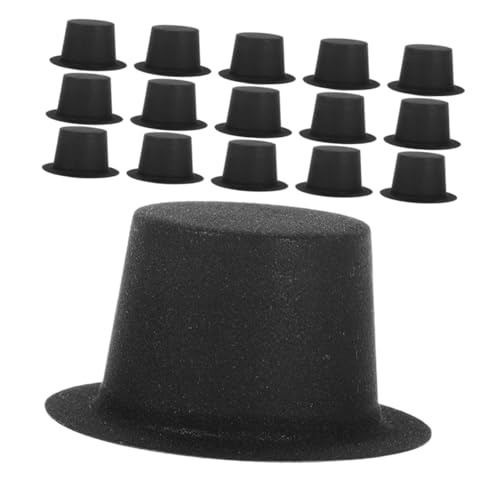 HANABASS 50 Stück Mini Filzhüte Schwarz Kleine Clownshüte aus PVC zum Basteln DIY Schneemann Dekoration Weihnachtsdeko Kreative Miniatur Puppenhüte für Heimdeko Festliche Feiern HANABASS 50 Stück Mini Filzhüte Schwarz Kleine Clownshüte aus PVC zum Basteln DIY Schneemann Dekoration Weihnachtsdeko Kreative Miniatur Puppenhüte für Heimdeko Festliche Feiern von HANABASS