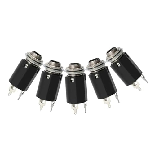 HANABASS 5Stücke Stereo Gitarrenbuchsen Hochwertige Gitarren Zubehörteile für Perfekten Einfache Installation und Langlebige Nutzung für Heimgebrauch HANABASS 5Stücke Stereo Gitarrenbuchsen Hochwertige Gitarren Zubehörteile für Perfekten Einfache Installation und Langlebige Nutzung für Heimgebrauch von HANABASS