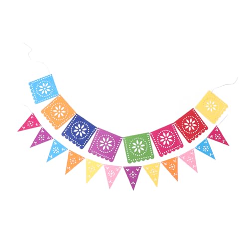 HANABASS 6 Sätze Party-Latte-Art Fiesta-Dekorationen Tag der Toten Dekorationen Pinata Dekorationen Ornament Pinata-Party-Banner Dekore im mexikanischen Stil gefühlt HANABASS 6 Sätze Party-Latte-Art Fiesta-Dekorationen Tag der Toten Dekorationen Pinata Dekorationen Ornament Pinata-Party-Banner Dekore im mexikanischen Stil gefühlt von HANABASS