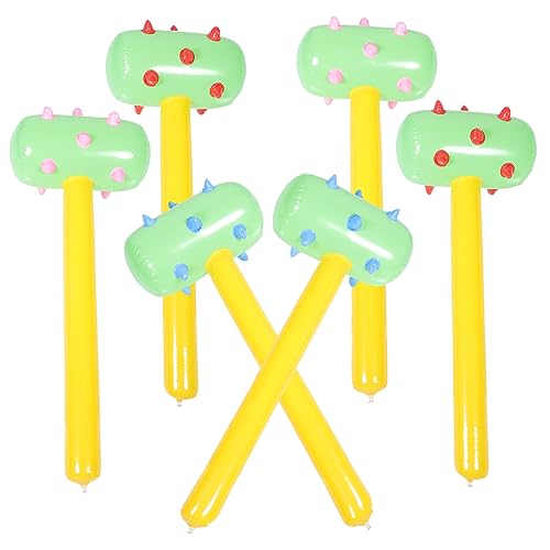 HANABASS 6 Stück Drucklufthammer Massenspielzeug für Hämmerung Cartoon-Hammer hammer aufblasbar kluppe Streitkolben aufblasbarer Hammer PVC HANABASS 6 Stück Drucklufthammer Massenspielzeug für Hämmerung Cartoon-Hammer hammer aufblasbar kluppe Streitkolben aufblasbarer Hammer PVC von HANABASS