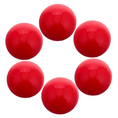 HANABASS 6 Stück Partydekorationen Clown-zubehör Clownsnase Für Erwachsene Clownsnase Zum Leuchten Bringen Leuchtende Rentiernase Rudolphs Nase Zum Leuchten Bringen Falsche Nase Rot Plastik von HANABASS