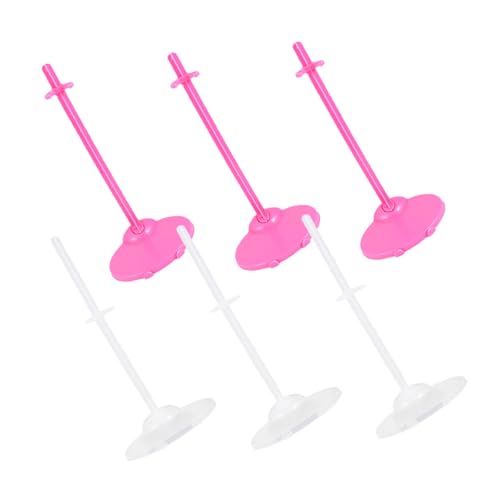 HANABASS 6 Stück Puppenständer Transparente Rosa Doll Brackets Stabile Figurenhalterung für Puppen Verstellbare Stützclips für Display Sammlungen HANABASS 6 Stück Puppenständer Transparente Rosa Doll Brackets Stabile Figurenhalterung für Puppen Verstellbare Stützclips für Display Sammlungen von HANABASS