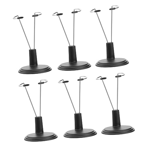 HANABASS 6 Stück Puppenständer aus Schwarzem Höhe Stabiler Doll Display Rack für Aufbewahrung und Präsentation von Puppen Platzsparend Leicht und Tragbar für Zuhause Laden und Supermarkt HANABASS 6 Stück Puppenständer aus Schwarzem Höhe Stabiler Doll Display Rack für Aufbewahrung und Präsentation von Puppen Platzsparend Leicht und Tragbar für Zuhause Laden und Supermarkt von HANABASS