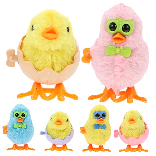 HANABASS 6 Stück Teiliges Aufziehspielzeug Küken Lustige Wind Up Spielzeuge für Ostergeschenke und Party Mitgebsel für Ostern und Kindergeburtstage HANABASS 6 Stück Teiliges Aufziehspielzeug Küken Lustige Wind Up Spielzeuge für Ostergeschenke und Party Mitgebsel für Ostern und Kindergeburtstage von HANABASS
