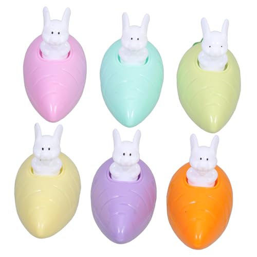 HANABASS 6 Stück Teiliges Mini Aufziehspielzeug Osterhasen Karottenautos Farben Kreative Familien Spielzeugautos für Ostern Langlebige Kinderparty Mitgebsel und Osterkörbchenfüllung HANABASS 6 Stück Teiliges Mini Aufziehspielzeug Osterhasen Karottenautos Farben Kreative Familien Spielzeugautos für Ostern Langlebige Kinderparty Mitgebsel und Osterkörbchenfüllung von HANABASS