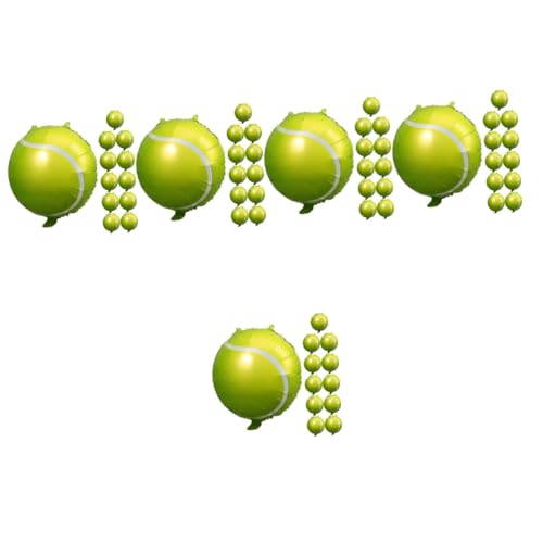 HANABASS 60 Stck. Teiliges Tennisball Luftballons Aufblasbare Aluminiumfolie Dekoration für Sport und Geburtstagsfeiern Leicht Langlebig Vielseitig Einsetzbar für Partydeko und HANABASS 60 Stck. Teiliges Tennisball Luftballons Aufblasbare Aluminiumfolie Dekoration für Sport und Geburtstagsfeiern Leicht Langlebig Vielseitig Einsetzbar für Partydeko und von HANABASS