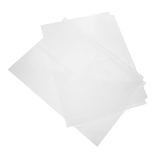HANABASS 60 Stück Postkarten-coverbuch Nachfüllseiten Für Fotoalben Fotoalbum Klare Seiten Seitenschutz Für Fotoalben Klare Fotoalbumseiten Fotohülseneinsätze Plastik Transparent von HANABASS