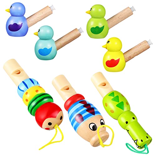 HANABASS 7Stücke Teiliges Holz Tierpfeifen Lautes für Cartoon Tierformen Fördert Musikalisches Interesse und Rhythmus Mitgebsel für Kindergeburtstag HANABASS 7Stücke Teiliges Holz Tierpfeifen Lautes für Cartoon Tierformen Fördert Musikalisches Interesse und Rhythmus Mitgebsel für Kindergeburtstag von HANABASS