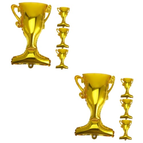 HANABASS 8 Stck. Teiliges Aluminiumfolie Pokal Luftballon Goldfarbene Abschlussfeier Dekoration Trophy Balloon Geburtstag Party Deko für Zuhause Bar Restaurant HANABASS 8 Stck. Teiliges Aluminiumfolie Pokal Luftballon Goldfarbene Abschlussfeier Dekoration Trophy Balloon Geburtstag Party Deko für Zuhause Bar Restaurant von HANABASS