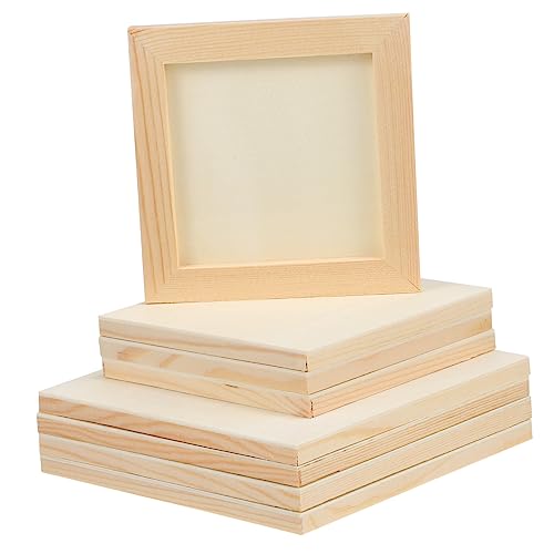 HANABASS 8 Stück Holz Bilderrahmen für Diy Projekte für Bastelarbeiten Robuste Konstruktion für Kreative Gestaltung HANABASS 8 Stück Holz Bilderrahmen für Diy Projekte für Bastelarbeiten Robuste Konstruktion für Kreative Gestaltung von HANABASS