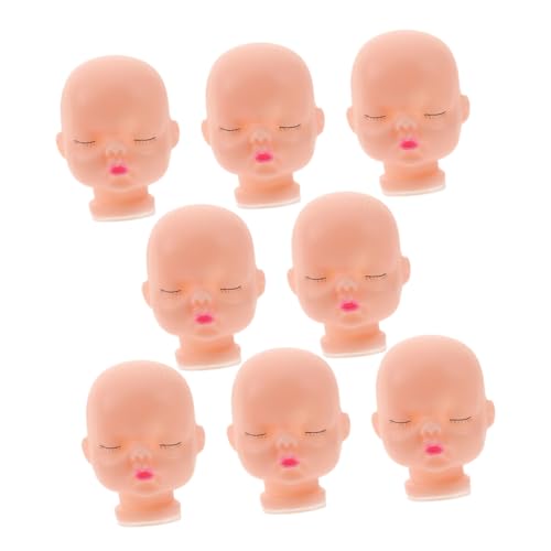 HANABASS 8 Stück Teiliges Puppenköpfe aus Weichem Vinyl für DIY Schlüsselanhänger Sichere Materialien Kreative Bastelzubehör Tragbare Puppenhandwerksköpfe für Schlüsselbundgestaltung HANABASS 8 Stück Teiliges Puppenköpfe aus Weichem Vinyl für DIY Schlüsselanhänger Sichere Materialien Kreative Bastelzubehör Tragbare Puppenhandwerksköpfe für Schlüsselbundgestaltung von HANABASS