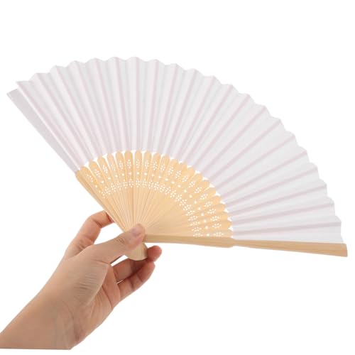 HANABASS 8 Stück Teiliges Weiße Faltbare Papierfächer mit Bambusrippen Blanko Handfächer für als Hochzeitsgäste Fächer Sommer Cooling Kindergarten DIY und Kulturelle Bastelprojekte HANABASS 8 Stück Teiliges Weiße Faltbare Papierfächer mit Bambusrippen Blanko Handfächer für als Hochzeitsgäste Fächer Sommer Cooling Kindergarten DIY und Kulturelle Bastelprojekte von HANABASS