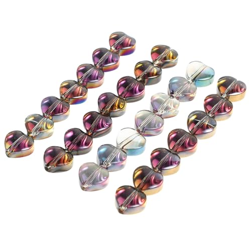 HANABASS 80 Stück Herzperlen aus Bunte Gradient Beads für DIY Armbänder und Handgefertigte Schmuckzubehör für Kreative Bastelprojekte HANABASS 80 Stück Herzperlen aus Bunte Gradient Beads für DIY Armbänder und Handgefertigte Schmuckzubehör für Kreative Bastelprojekte von HANABASS
