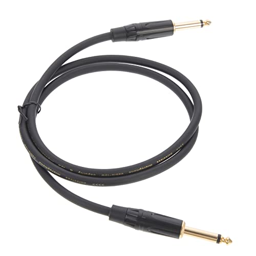 HANABASS Audiokabel für Gitarre Mikrofon und Lautsprecher Flexibles und Langlebiges Verbindungskabel Hohe Übertragungsqualität für Professionelle Audiogeräte von HANABASS