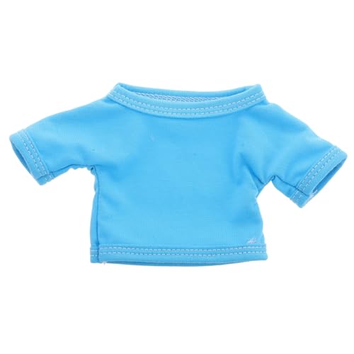 HANABASS Bärenpuppenkleidung Stoff Für Plüsch Stofftierkleidung Puppenkleidung Outfits Kleidung Für Stofftiere Babykleidung Für Puppen Puppen-Outfits Bärenshirt Kleidung Tragen Blau von HANABASS