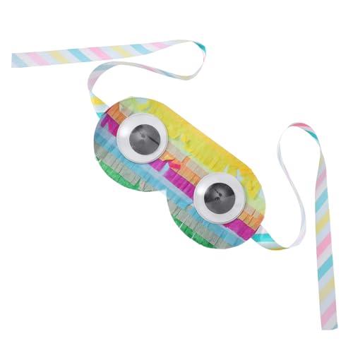 HANABASS Dekorative Pinata Spiel Augenbinde Lustige Augenmaske für Kindergeburtstag Bequeme Praktische Blindfold für Spiele Angenehmes Tragegefühl für Familien von HANABASS