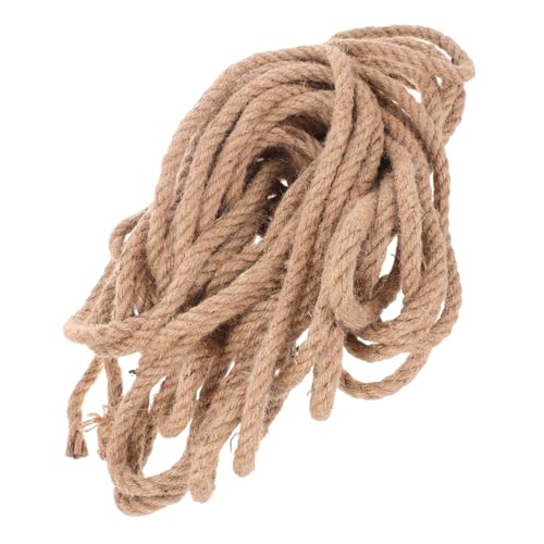 HANABASS Dickes Juteseil Juteschnur Geflochtenes Seil Outdoor Seil Gartenseil Baumschaukelseil Nautisches Seil Zum Basteln Seilgeländer Tauziehen Seil Tauziehen Seil Manila Seil von HANABASS