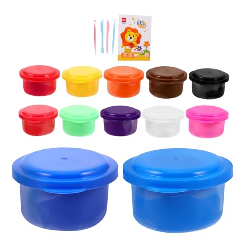 HANABASS Farben Air Dry Clay für Ultra Leichte Modelliermasse mit Komplett-werkzeugset Nicht Klebend Einfach Modellierbar und Reinigungsfreundlich Kreatives DIY Handwerksmaterial für HANABASS Farben Air Dry Clay für Ultra Leichte Modelliermasse mit Komplett-werkzeugset Nicht Klebend Einfach Modellierbar und Reinigungsfreundlich Kreatives DIY Handwerksmaterial für von HANABASS