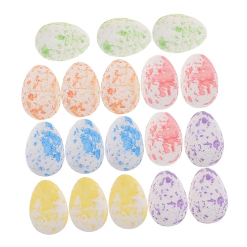 HANABASS Gefälschte Eier Party Simulation Lebensechte Eier Mini Eier DIY Basteleier DIY Bastelei Osterei DIY Basteln Kleines Osterei Schmücken Imitationseier Osterei Bastelschaum von HANABASS