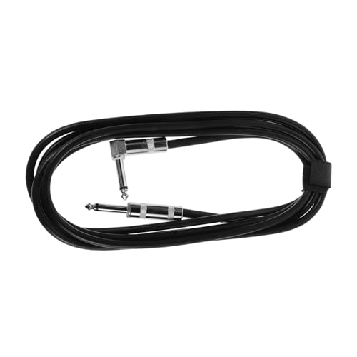 HANABASS Gitarrenkabel Elektrische Gitarre Gitarre E -gitarren -teile Stereo -audiokabel Kabel Für Gitarreninstrumente Gitarrenverstärkerkabel Teile Von Musikinstrumenten Schwarz Kupferkern von HANABASS